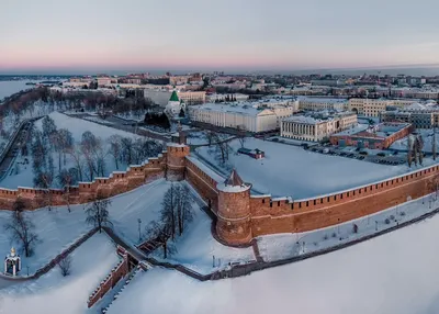 Снежная атмосфера: Изображения Нижнего Новгорода зимой