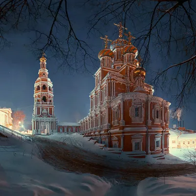 Зимняя эстетика: Изображения Нижнего Новгорода в любом формате