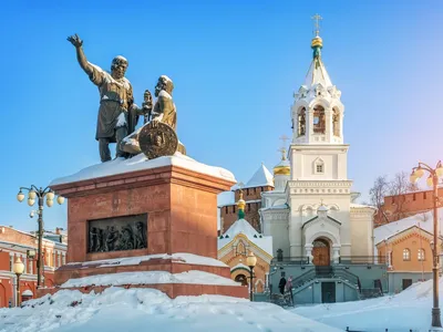 Бескрайние снежные просторы: Зимние фото Нижнего Новгорода