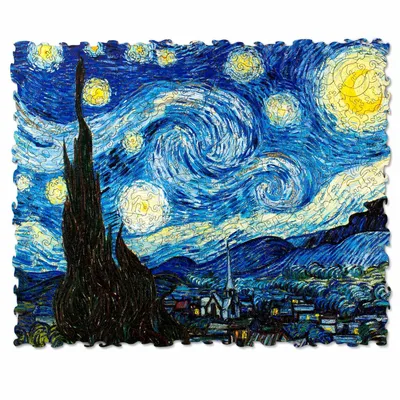 Ночь ван Гога: великое произведение искусства в фотографиях.