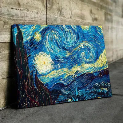 Ночь ван Гога: фото в высоком разрешении для вашего экрана.