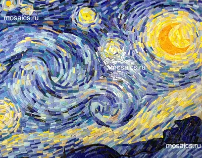 Изображения Ночи ван Гога: выбирайте размер и формат по вашему желанию.
