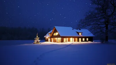 Леденящая красота: Фотографии ночи с зимним настроением
