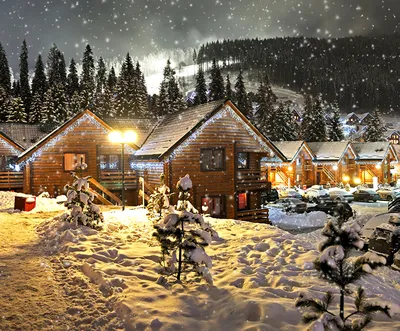Магия зимней ночи: Красивые картинки и фотографии