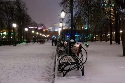 Московский Зимний Вальс: Ночные Фотографии Города