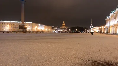 Зимний Вечер в Санкт-Петербурге: Ночной Питер Зимой