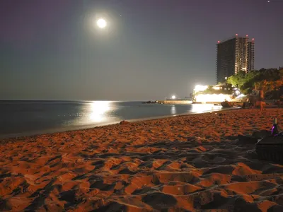 Фотографии ночного пляжа в высоком разрешении