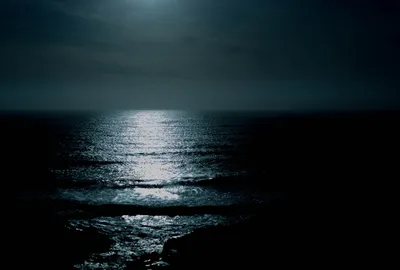 Фото ночного пляжа в полном HD качестве