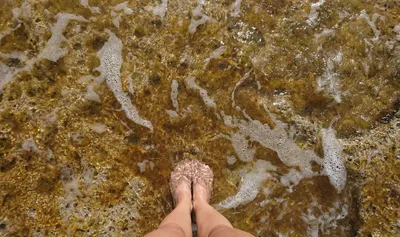 Фотографии пляжей с ногами в формате 4K