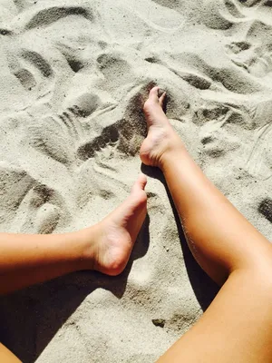 Пляжные ноги: идеальное сочетание отдыха и природы