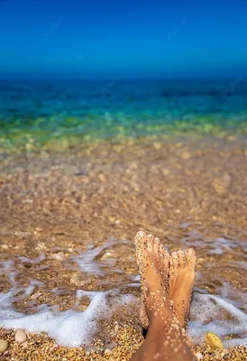 Фото пляжей с ногами в хорошем качестве