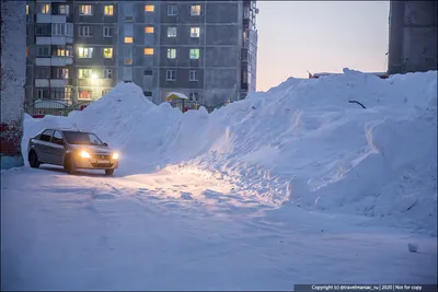 Фотографии зимних прогулок по Норильску