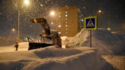 Зимний городской пейзаж Норильска: Фотоальбом