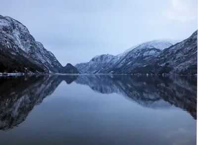 Зимние краски: Фотографии Норвежских фьордов с выбором размера