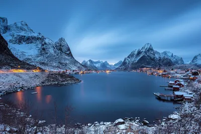 Зимний фотоальбом: Норвежские фьорды в разных ракурсах