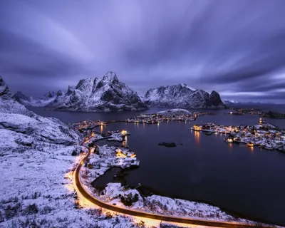 Ледяные симфонии: Фотографии зимы в Норвежских фьордах