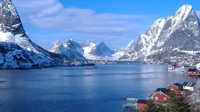 Зимнее вдохновение: Картинки Норвежских фьордов для скачивания