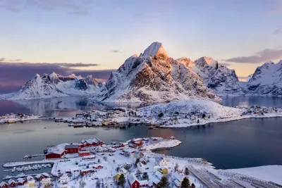 Волшебство снега: Фотографии Норвежских фьордов в формате WebP