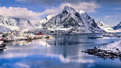 Ледяная эксплозия: Норвежские фьорды в изысканном изображении