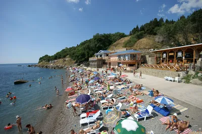Фото Новофедоровка крым пляжа - расслабляющая атмосфера на берегу моря