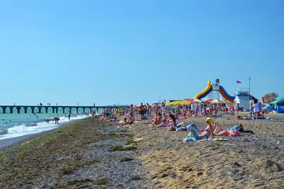 Фотографии пляжа в Новофедоровке, Крым - 2024 год