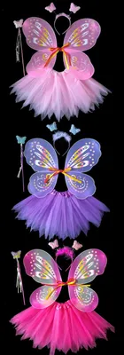 Фотография, изображающая бабочку в новогоднем наряде