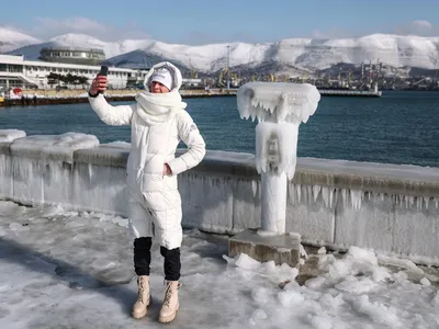 Зимние чудеса в Новороссийске: Скачайте красивые фотографии в формате WebP