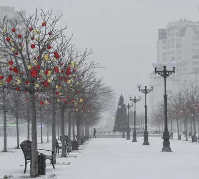 Зимний город в объективе: Изысканные фотографии с возможностью выбора формата PNG