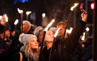 Шотландский фейерверк на новогоднюю ночь