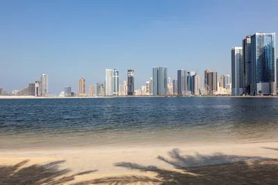 Фотографии пляжей ОАЭ с роскошными отелями