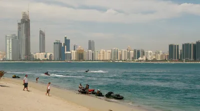 Фото пляжей ОАЭ с возможностью выбора размера