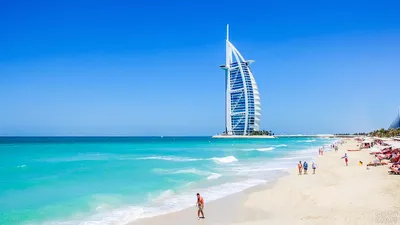 Разнообразные фотографии пляжей ОАЭ