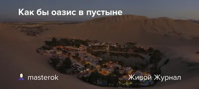 Фотографии оазиса в пустыне, которые позволят вам погрузиться в спокойствие и покой