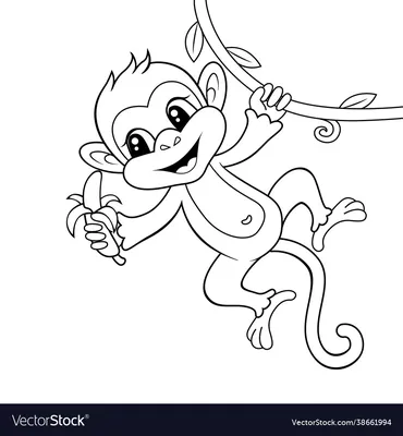Рисунок обезьяны в стиле арт: Скачать бесплатно