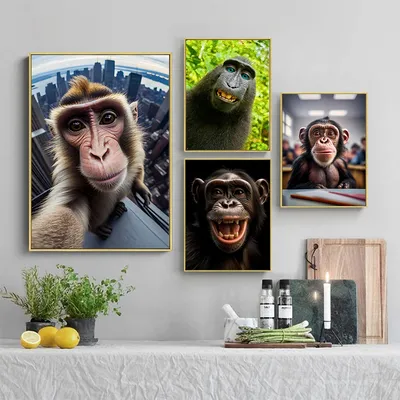 Новое изображение обезьяны с телефоном: Полезные факты и фото