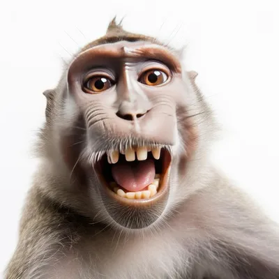 Языковые таланты обезьян: красочные моменты на фотографиях