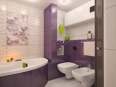 Фото ванной комнаты с облицовкой плиткой