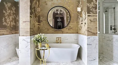 Красивые фото облицовки плиткой ванной комнаты