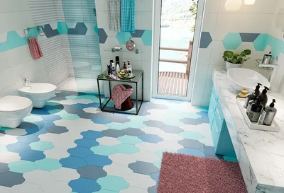 Фотообзор: элегантные образцы плитки для ванной комнаты