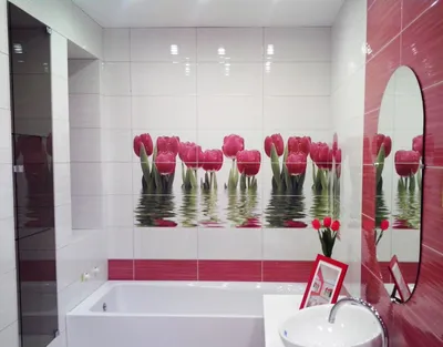 Варианты облицовки: образцы плитки в современной ванной комнате