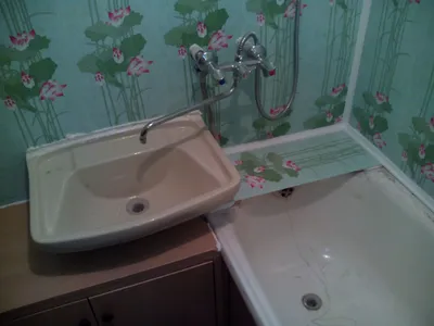 Фото ванной комнаты с разными размерами изображений