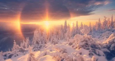Зимний шедевр: Фотография Очень красивой зимы