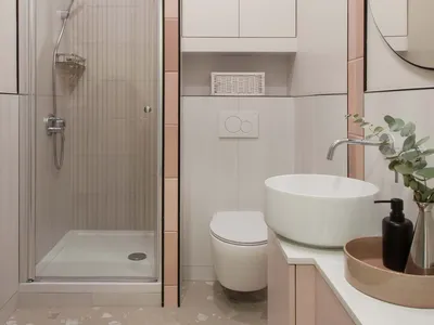 Минималистичные ванные комнаты для небольших помещений