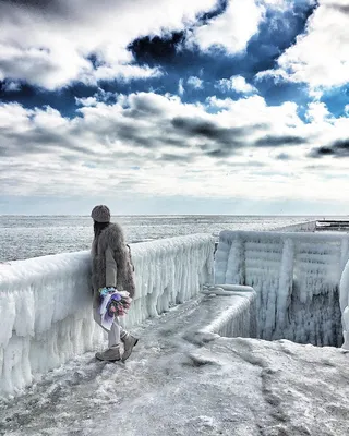 Зимние фотографии у моря в Одессе: Фото, картинка, изображение, фотография, фотка.