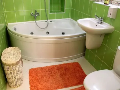 Фото однотонной плитки для ванной с разными размерами