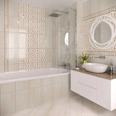 Однотонная плитка в ванной: идеи для стильных интерьеров