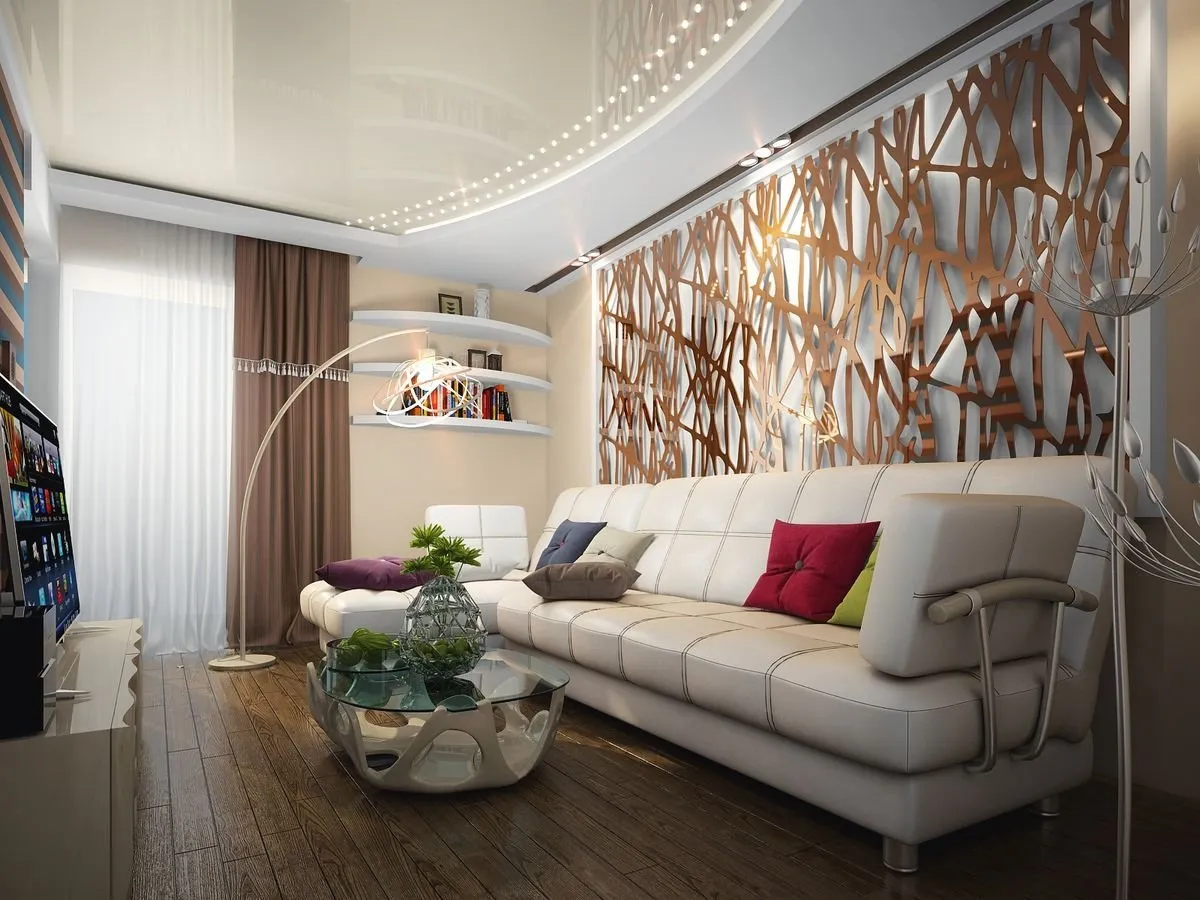 Как дизайнеры оформляют стену за диваном: 13 реализованных идей и 27 фото | эталон62.рф