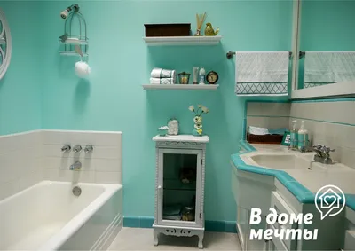 Картинки окрашенных стен в ванной комнате в HD