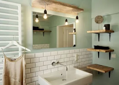 Окрашенные стены в ванной комнате: красота и стиль
