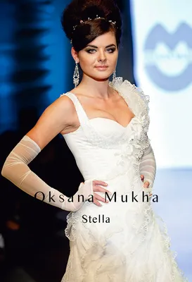 Фото Оксаны Мухи в потрясающих вечерних платьях